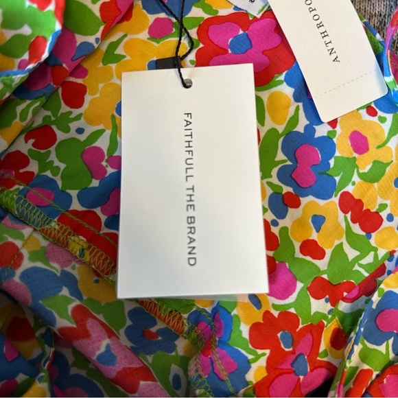 NWT Anthropologie Faithfull the Brand Shayna Midi Dress in La Fortuna Floral M - Picture 16 of 16